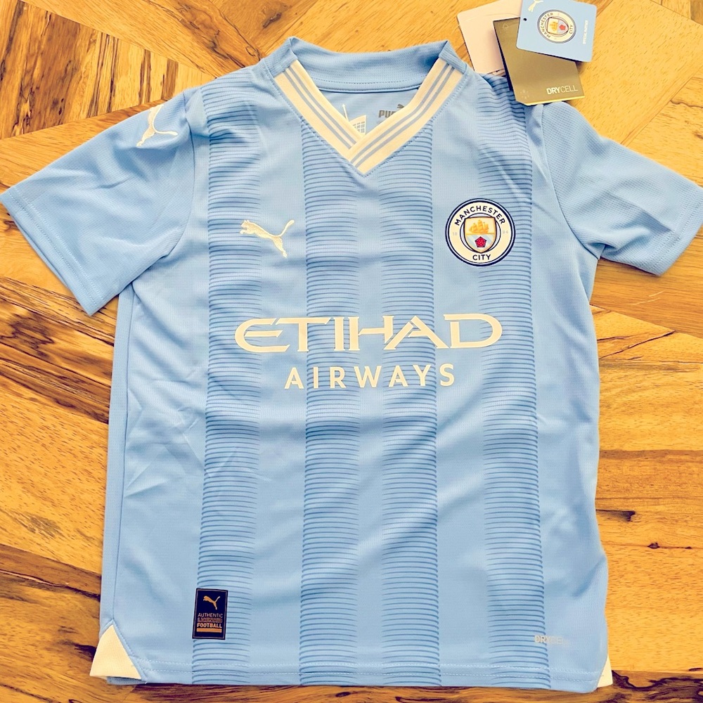Authentic Erling Haaland #9 Manchester City (Man City) jersey 2023/24 season